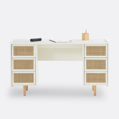 Bureau double caisson 6 tiroirs, Kaya LA REDOUTE INTERIEURS