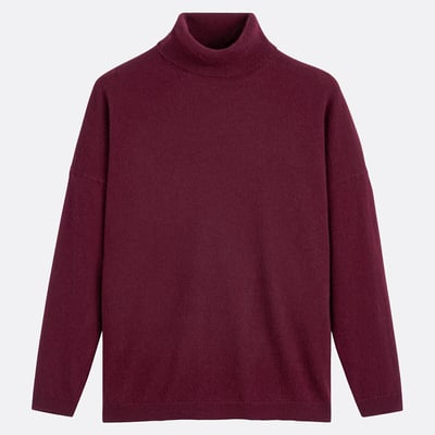 Turtleneck Jumper in Fine Cashmere Knit LA REDOUTE COLLECTIONS