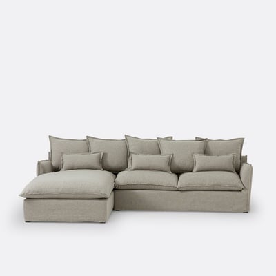 Housse de canapé d'angle gauche polyester, Odna LA REDOUTE INTERIEURS