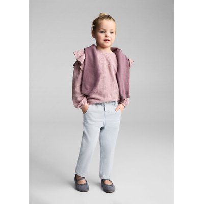 Jeans paperbag droits MANGO BABY