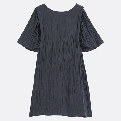 Robe courte évasée, manches courtes papillon LA REDOUTE COLLECTIONS