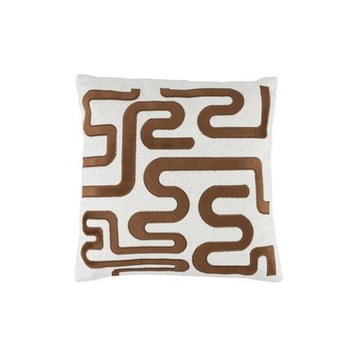 Coussin déco 40x40 cm motif tissu BOITE A DESIGN