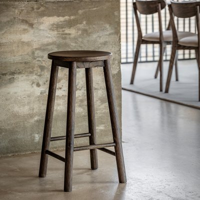 Hale Smoked Oak Bar Stool SO'HOME