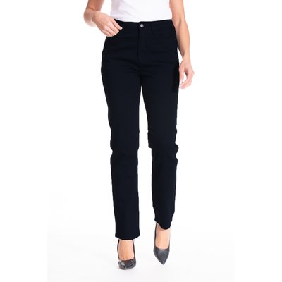 Jeans coupe droite denim noir ZEN RICA LEWIS