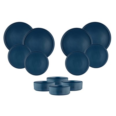 Lot de 12 set les essentiels en grès, SCANDI BJORN