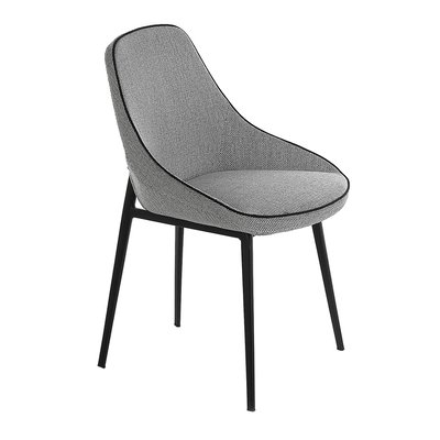 Chaise en tissu avec pieds en acier ANGEL CERDA