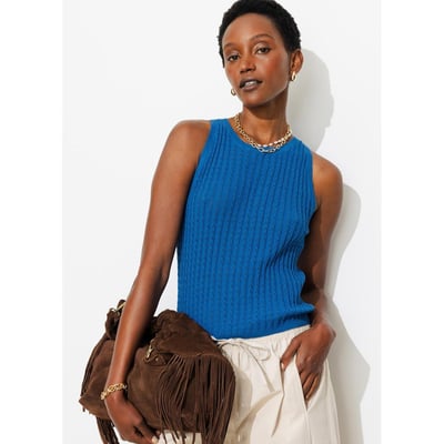 Pull-débardeur maille ajourée PROMOD