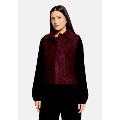 Veste sans manches en maille à col BETTY BARCLAY