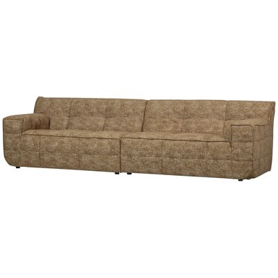 Canapé en tissu chenille mélange TIMOR WOOOD