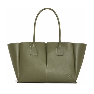 Grand sac cabas Elena en cuir grainé LE TANNEUR
