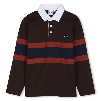 Polo manches longues BOSS KIDSWEAR
