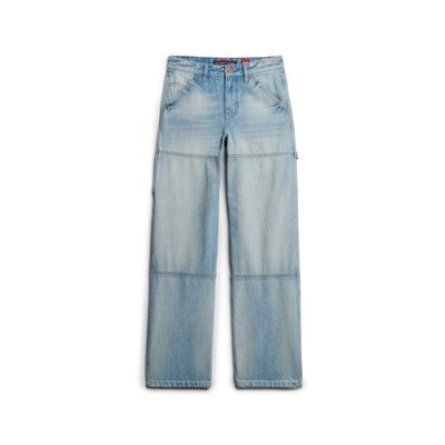 Jean Carpenter taille mi-haute en denim de coton bio SUPERDRY