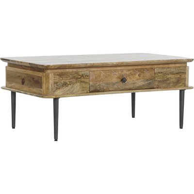 Table basse bois et métal, Colonial RECOLLECTION