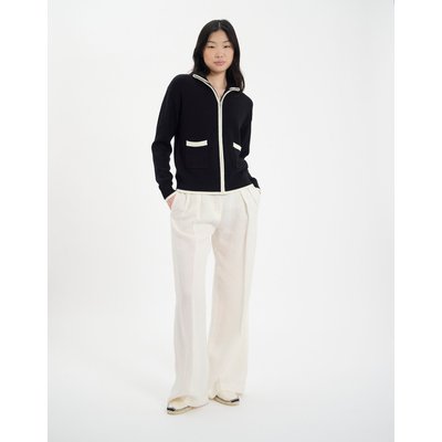 Cardigan Atticus en coton noir INES DE LA FRESSANGE PARIS