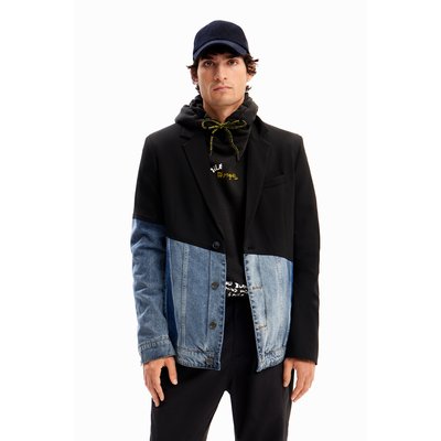Blazer jean bi-matière DESIGUAL
