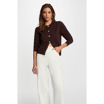 Knitted Buttoned Cardigan MORGAN