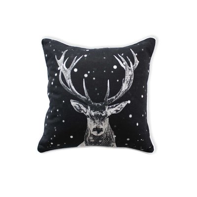 Coussin imprimé cerf Epicéa TOILINUX