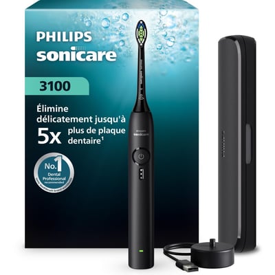 Brosse à dents électrique HX4033/32 Serie 3100 Noire PHILIPS