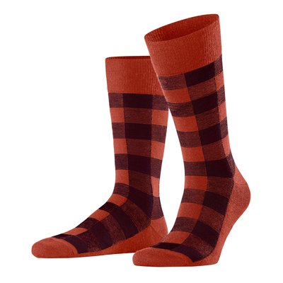 Chaussettes Buffalo Check Laine Vierge Opaque BURLINGTON