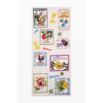 Desigual - Foulard à motifs de timbres DESIGUAL