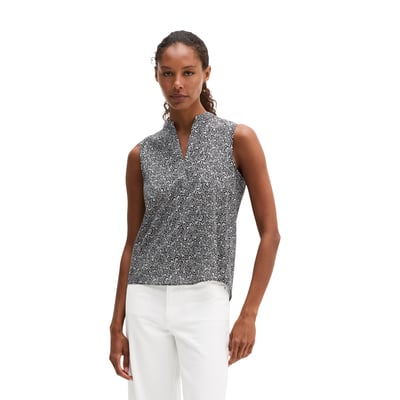 Blouse sans manches loose en voile de coton imprimé MARC O'POLO