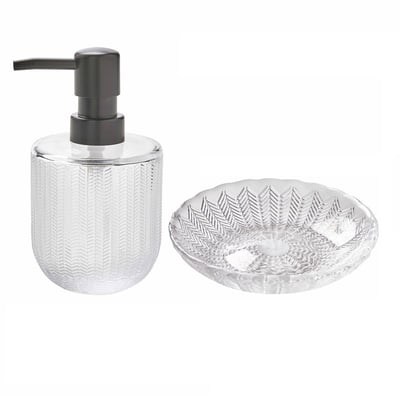 Set de salle de bain 2 pièces en verre ELLA GUY LEVASSEUR