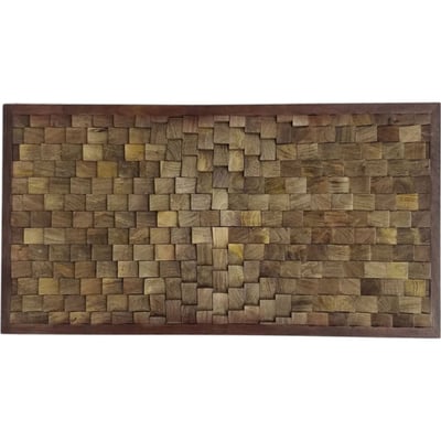 Tête de lit en bois à relief 3d RECOLLECTION