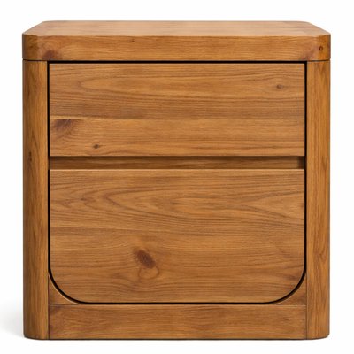 Table de chevet en bois recyclé de pin 55x45x56cm WADIGA