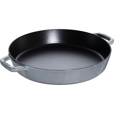 Poêle avec 2 poignées 26 cm, Fonte, Gris graphite STAUB