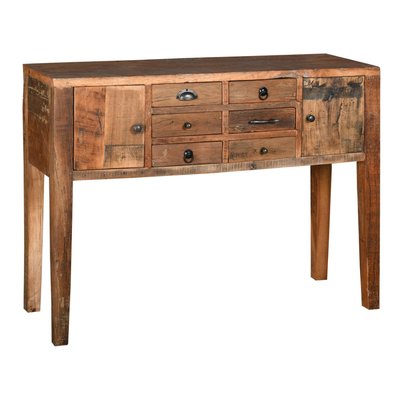 Console en bois recyclé et métal AUBRY GASPARD