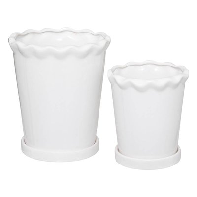 Lot de 2 cache-pots "Wild" H21 16cm ATMOSPHERA