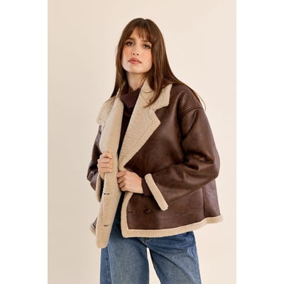 Manteau bombardier, col tailleur MOLLY BRACKEN