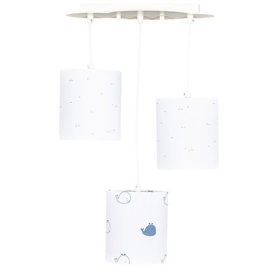 Suspension lumineuse en coton SAUTHON