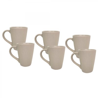 Lot de 6 mugs, design 1, SUGAR ARTIME