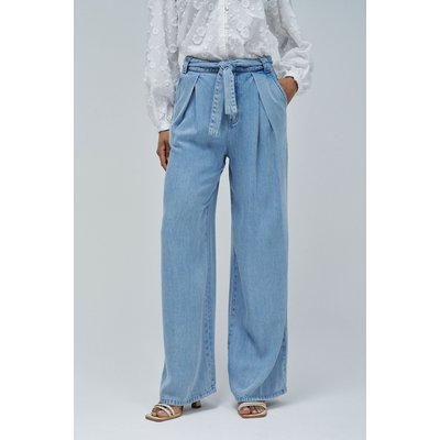 CHINOS EN LIGHTDENIM À JAMBE WIDE SALSA JEANS