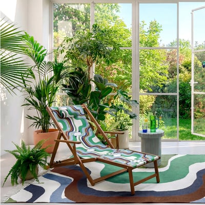 Tapis intérieur et extérieur, en polyester recyclé MAPOÉSIE X LA REDOUTE INTÉRIEURS