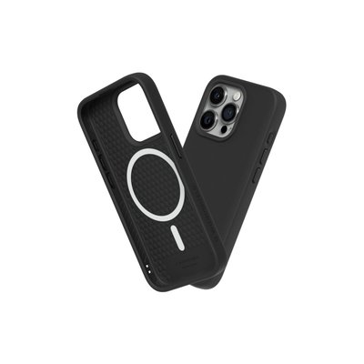 Coque iPhone 15 MagSafe Solid suit noir RHINOSHIELD