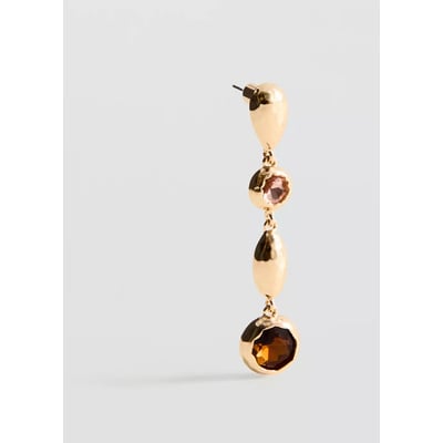 Boucles d'oreilles pendantes strass MANGO