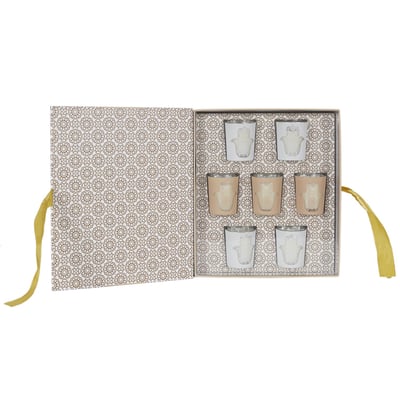 Coffret cadeau 7 bougies parfumées Senteurs d'Orient EDEN