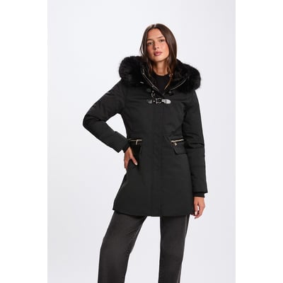Parka droite mi-longue MORGAN