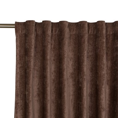Rideau tamisant	en	polyester à galon fronceur, patte cachée ALARO INSPIRE