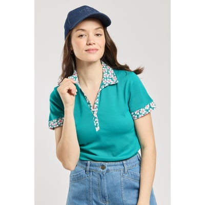 Polo imprimé en coton ARMOR-LUX