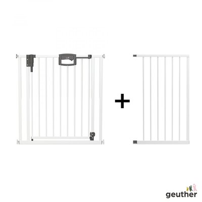 Barrière de porte à pression Easylock Plus métal128,5 cm 136,5 cm GEUTHER