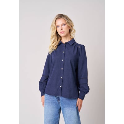 Chemise femme en velours côtelé AURELYA DEELUXE