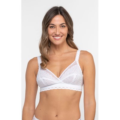 Soutien-gorge en dentelle sans armature Cœur Croisé Féminin Recyclé PLAYTEX