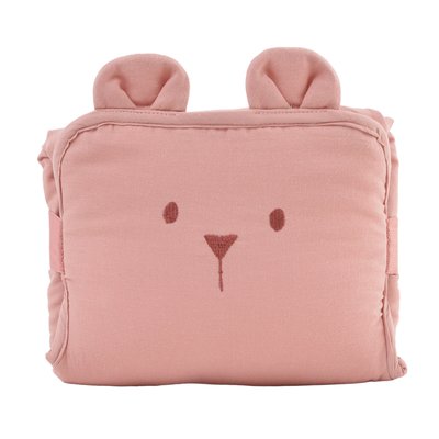 Tapis à langer de voyage coton bio OURSON LITTLE CREVETTE