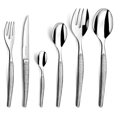 Ménagère 50 pièces avec couteaux steak - JET TEXTIL LOU LAGUIOLE