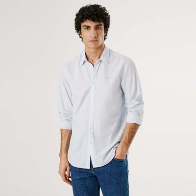 Chemise Coupe Slim À Rayures En Popeline PEPE JEANS