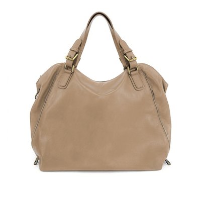 Grand sac à main en cuir lisse italien CAMELIA OH MY BAG