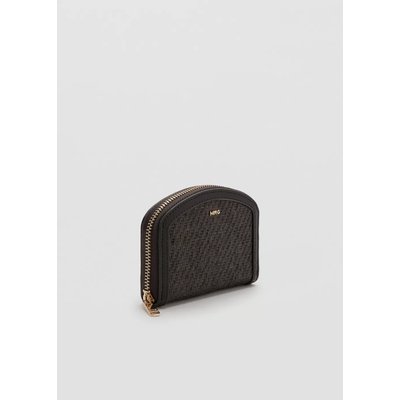 Portefeuille moyen texturé MANGO